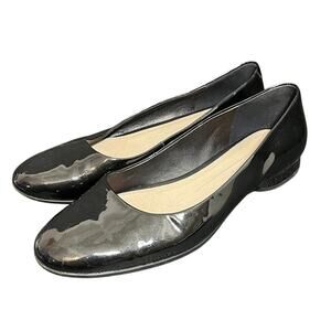 ECCO Anine Ballerina Ballet Comfort Flats Women's Walking Shoes Patent Leather 9